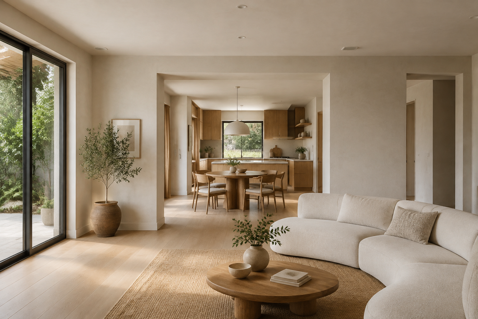 Whole Home Remodeling with natural materials and warm finishes